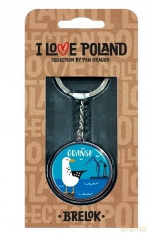 Brelok I love Poland Gdańsk ILP-BRE-A-GD-08