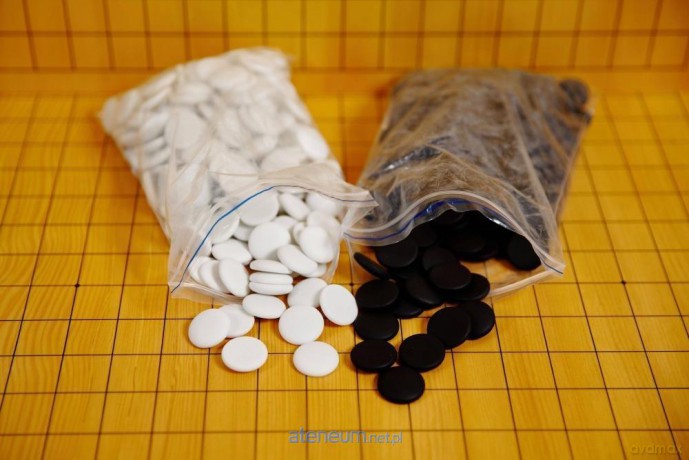 Ceramiczne kamienie do gry w go (181+180 szt.) [GRA]