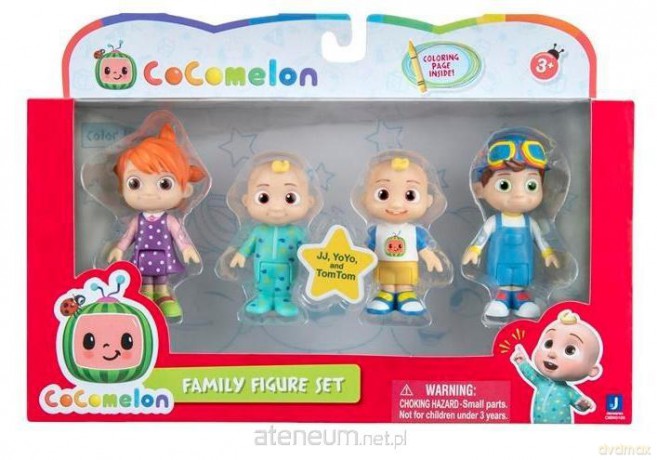 Cocomelon - Zestaw 4 figurek Rodzina [FIGURKA]