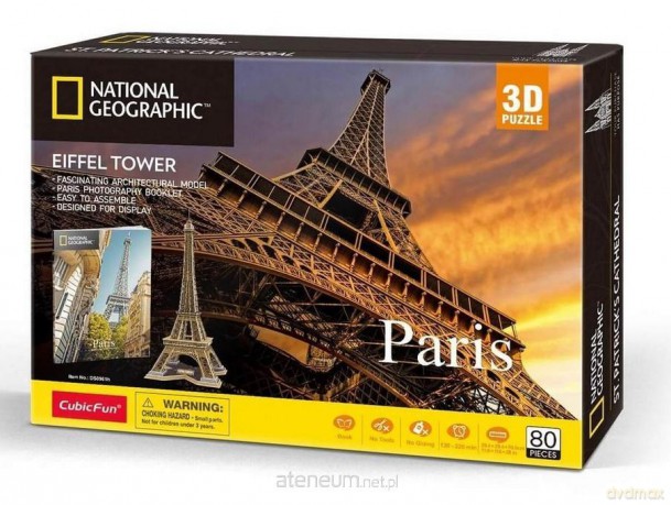 CUBIC FUN 3D Paryż National Geographic [PUZZLE]