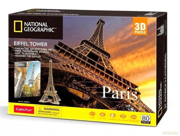 CUBIC FUN 3D Paryż National Geographic [PUZZLE]