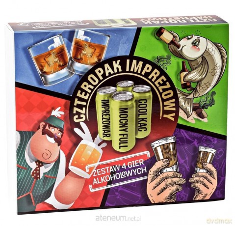 Czteropak imprezowy - zestaw 4 gier alkoholowych [GRA]