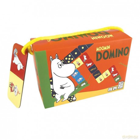 Domino dla Dzieci Gra Logiczna Kuferek Muminki [GRA]
