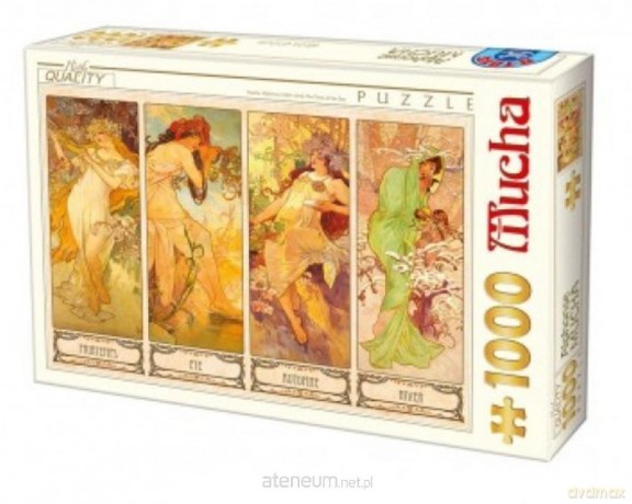 D-TOYS 1000 el. Alfons Mucha, Cztery pory roku [PUZZLE]