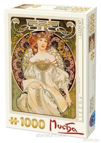 D-TOYS 1000 el. Alfons Mucha, Zadumana [PUZZLE]
