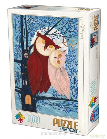 D-TOYS 1000 el. Andrea Kurti, Dwie sowy [PUZZLE]