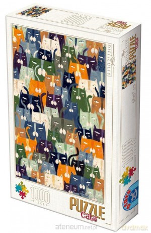 D-TOYS 1000 el. Andrea Kurti, Koty [PUZZLE]