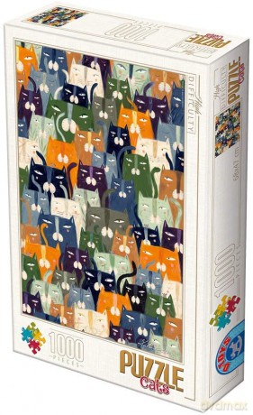 D-TOYS 1000 el. Andrea Kurti, Koty [PUZZLE]
