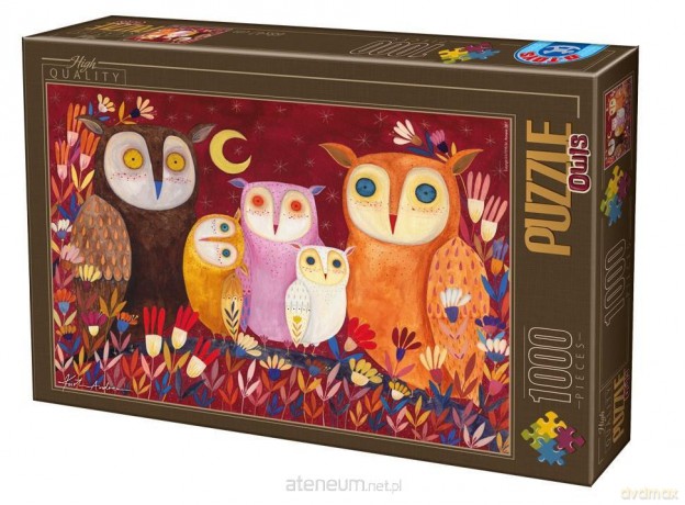 D-TOYS 1000 el. Andrea Kurti, Sowy [PUZZLE]
