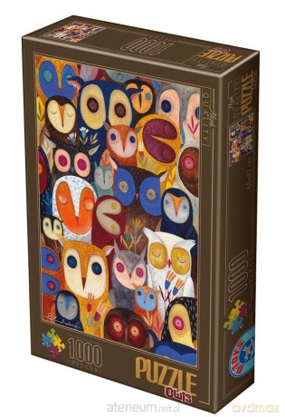 D-TOYS 1000 el. Andrea Kutri, Collage - Sowy [PUZZLE]
