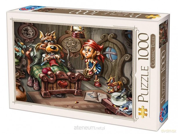 D-TOYS 1000 el. Biro Donat, Czerwony kapturek [PUZZLE]