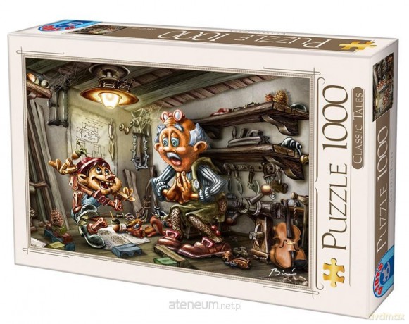 D-TOYS 1000 el. Biro Donat, Pinokio [PUZZLE]
