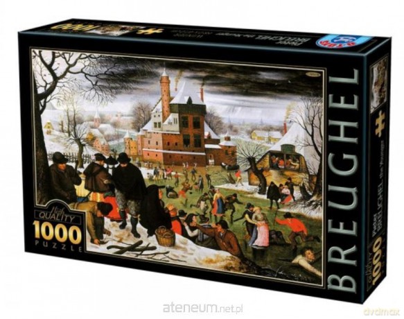 D-TOYS 1000 el. Brueghel, Cztery pory roku - Zima [PUZZLE]