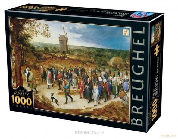 D-TOYS 1000 el. Brueghel, Procesja małżenska [PUZZLE]
