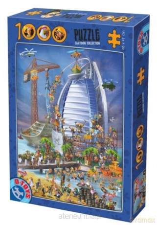D-TOYS 1000 el. Budowa hotelu Burj Al Arab w ZEA [PUZZLE]