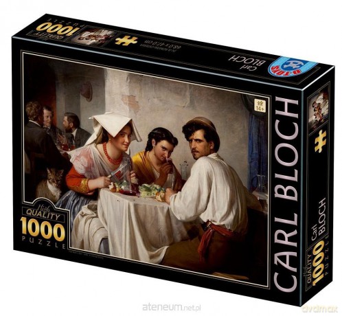 D-TOYS 1000 el. Carl Bloch, Spotkanie w restauracji [PUZZLE]