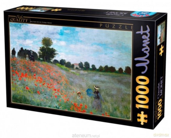 D-TOYS 1000 el. Claude Monet, Pole maków [PUZZLE]