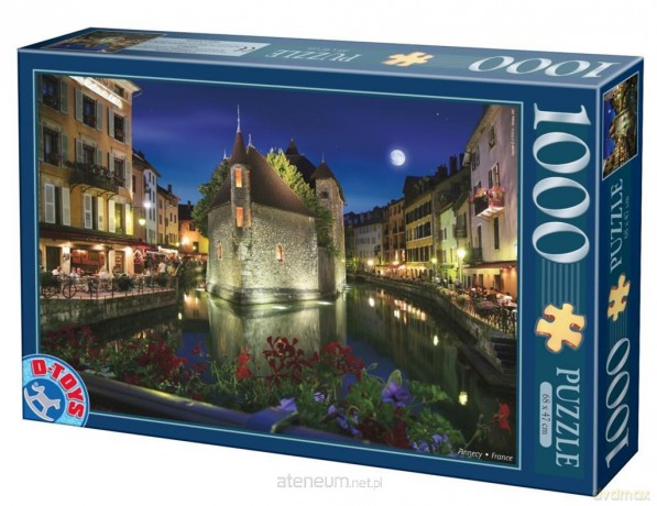 D-TOYS 1000 el. Francja, Annecy nocą [PUZZLE]