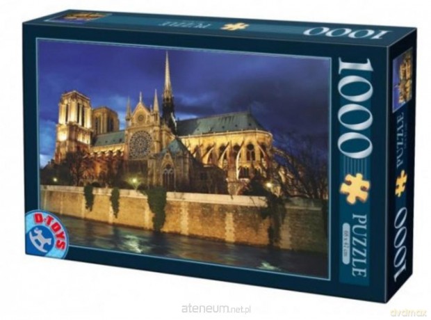 D-TOYS 1000 el. Francja, Paryż- Katedra Notre Dame [PUZZLE]