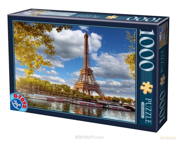 D-TOYS 1000 el. Francja, Paryż- Widok n Wieżę Eiffla [PUZZLE]