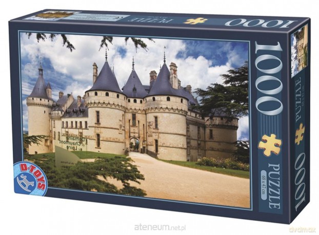 D-TOYS 1000 el. Francja, Zamek Chaumont [PUZZLE]
