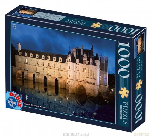 D-TOYS 1000 el. Francja, Zamek Chenonceau [PUZZLE]
