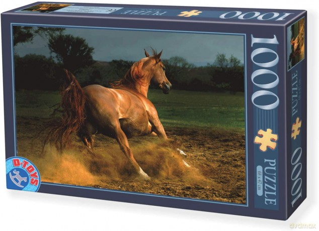 D-TOYS 1000 el. Galopujący koń [PUZZLE]