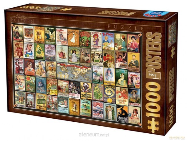 D-TOYS 1000 el. Herbaty świata [PUZZLE]