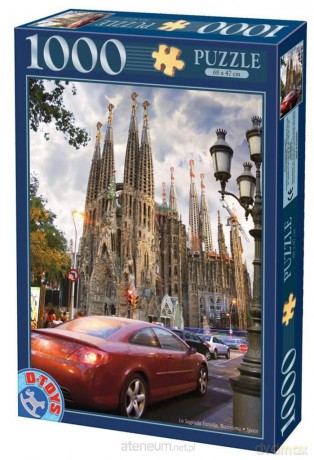 D-TOYS 1000 el. Hiszpania, Barcelona- Sagrada Familia [PUZZLE]