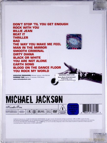 Michael Jackson: Number Ones Visual Milestones [DVD]