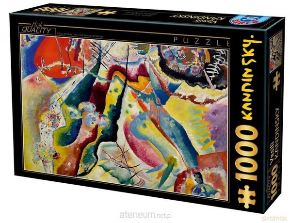 D-TOYS 1000 el. Kandinsky, Obraz z czerwonym punktem [PUZZLE]