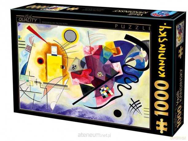 D-TOYS 1000 el. Kandinsky, Żółty, czerwony, niebieski [PUZZLE]