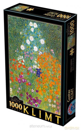 D-TOYS 1000 el. Klimt, Kwiaty w ogrodzie [PUZZLE]