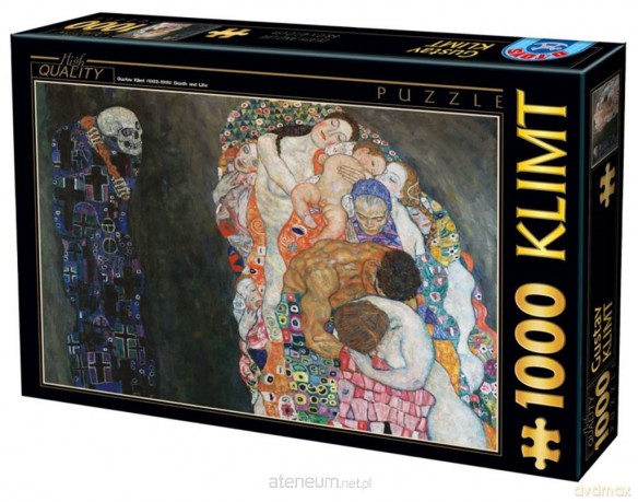 D-TOYS 1000 el. Klimt, Życie i śmierć [PUZZLE]