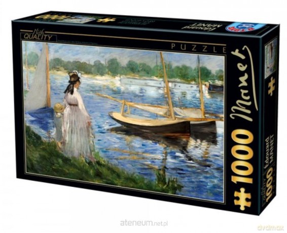 D-TOYS 1000 el. Manet, Spacer nad jeziorem [PUZZLE]