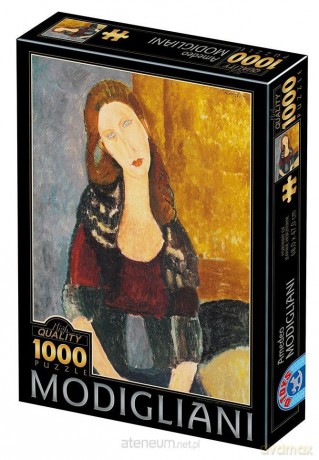 D-TOYS 1000 el. Modogliani, Portret Jeanne Hebuterne [PUZZLE]