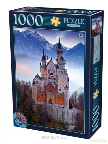 D-TOYS 1000 el. Niemcy, Zamek Neuschwanstein [PUZZLE]