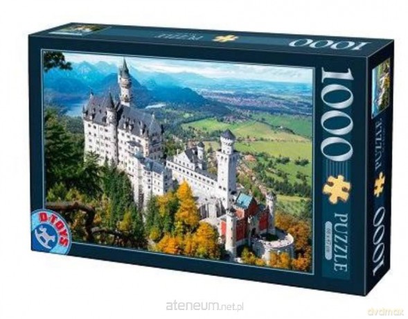 D-TOYS 1000 el. Niemcy, Zamek Neuschwanstein [PUZZLE]