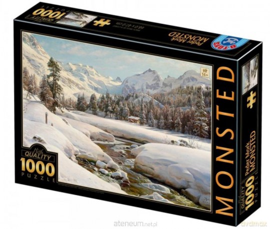D-TOYS 1000 el. Peder Mork Monsted, Zimowy krajobraz [PUZZLE]