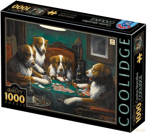 D-TOYS 1000 el. Poker [PUZZLE]