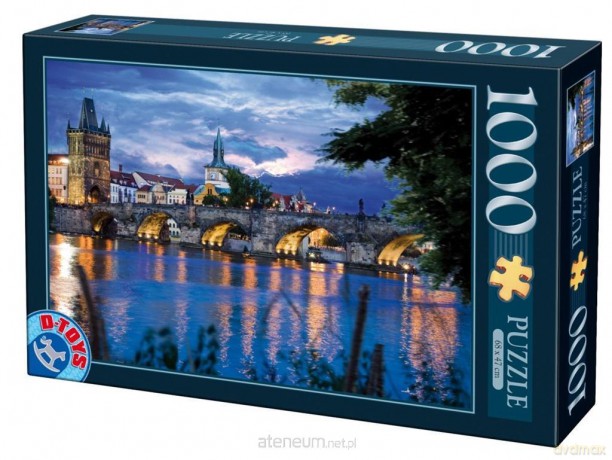 D-TOYS 1000 el. Praga, Widok na most Karola [PUZZLE]