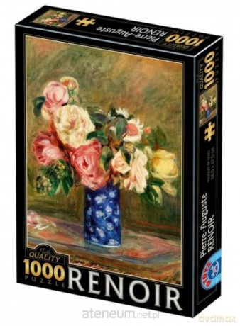 D-TOYS 1000 el. Renoir, Bukiet róż [PUZZLE]