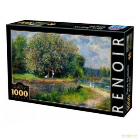 D-TOYS 1000 el. Renoir, Drzewa w rozkwicie [PUZZLE]
