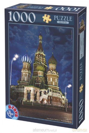 D-TOYS 1000 el. Rosja, Moskwa-Bazylika [PUZZLE]