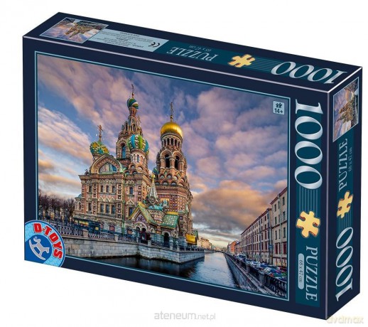 D-TOYS 1000 el. Rosja, Petersburg- Kościół Zbawiciela [PUZZLE]