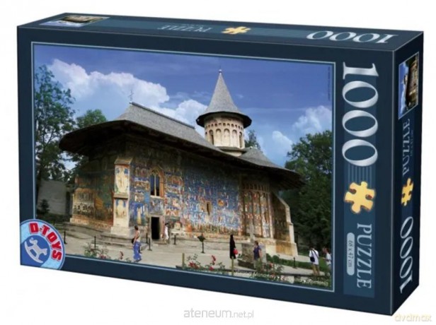 D-TOYS 1000 el. Rumunia, Klasztor Voronet [PUZZLE]