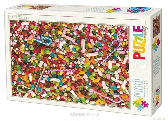 D-TOYS 1000 el. Słodycze [PUZZLE]
