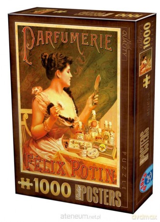 D-TOYS 1000 el. Stare plakaty Reklama perfum Felix [PUZZLE]