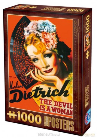 D-TOYS 1000 el. Stare plakaty, Marlene Dietrich [PUZZLE]