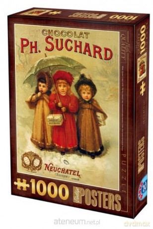 D-TOYS 1000 el. Stare plakaty, Reklama Czekolady [PUZZLE]